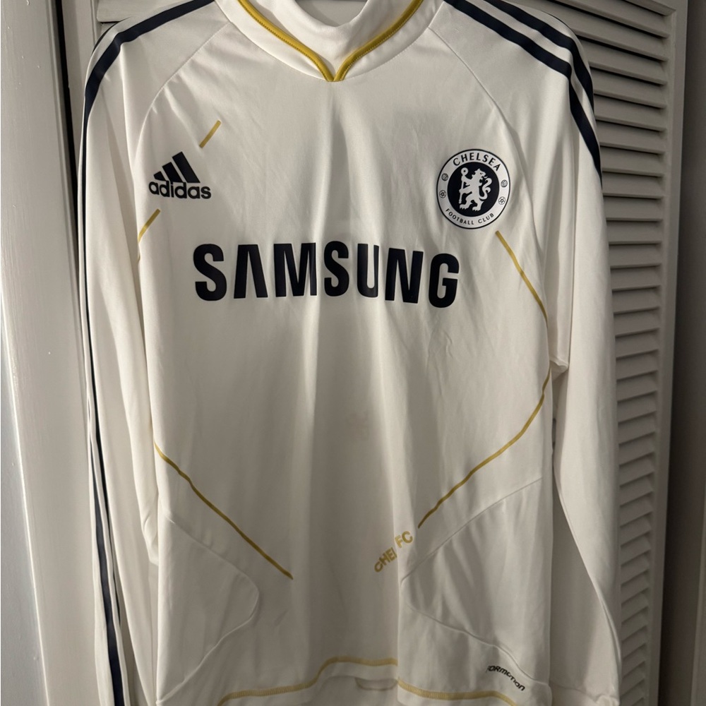 Adidas Chelsea FC White and Black Jersey